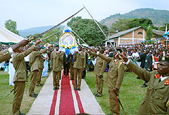 La coronación en Burundi...