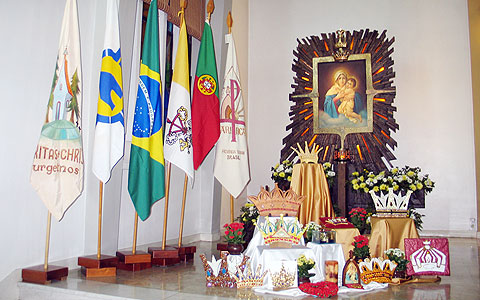 In the Tabor chapel - Photos: Sister Glória Maria Leite