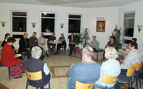 Representantes de vários ramos que participam do Schoenstatt-Treff