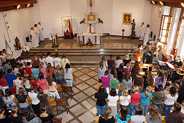 Holy Mass durng the Youth Festival in Poland