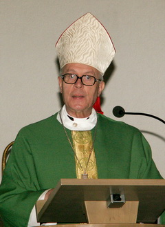 Nuntius Périsset, Predigt - Foto: Cássio Leal