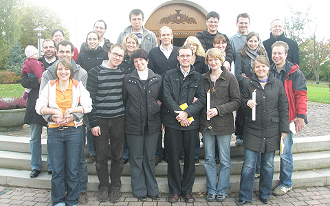10 Paare des Eheseminars Ostern 2008 beim Nachtreffen in Dietershausen - Foto: Brähler