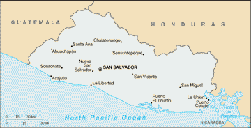 Mapa: El Salvador