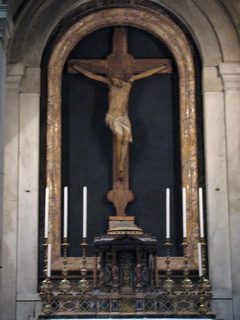 Kreuz, vor dem Ignatius seine Profess ablegte - Foto: Peters