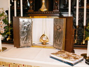 Estrellas en el altar del Santuario Original