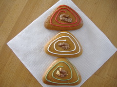 Vatersymbol-Kekse in den Farben Ungarns