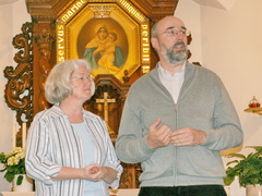 Elmatrimonio Neiser habla sobre la misión del Santuario de las Familias