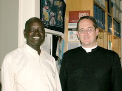 Schönstattpriester aus Afrika: Simon Donnelly, Gaspard  Djounoumbi