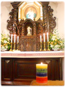 La vela en el Santuario Original