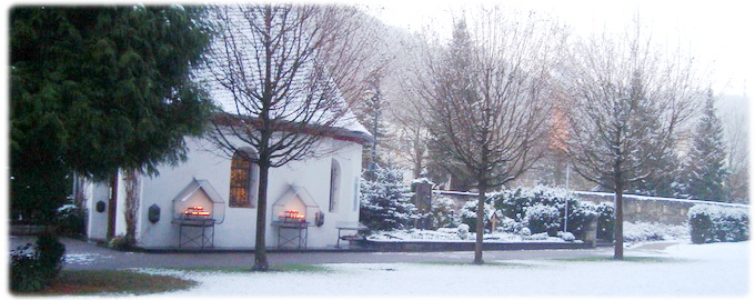 El Santuario Original en la nieve