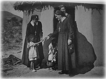 Pioneer sisters working in the Queenstown Mission fields