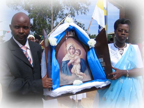 Friedenswallfahrt in Burundi