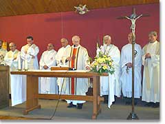 Feier des 50. Priesterweihejubilums von P. Alfons Boess in Via del Mar