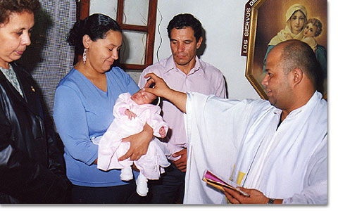 Ein unvergesslicher Tag: Taufe am Bildstock der Gottesmutter von Schönstatt in Corrientes, Argentinien