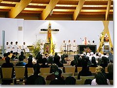 Während der Messe