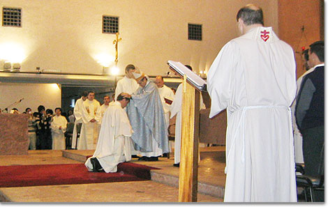 Priesterweihe von P. Tomás Dell’Oca