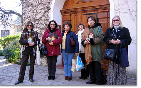 Verantwortliche der Kampagne der Pilgernden Gottesmutter der Vikarie Buenos Aires-Mitte in San Isidro