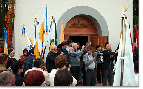 Segen und Aussendung am Heiligtum bei der Nationalen Leitungstagung in Querétaro, Mexiko