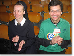 Glückliche Standesleiter: Schw. Annette Hartl (Mädchenjugend/Junge Frauen), P. Lothar Herter (SMJ)