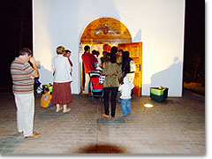 Beginn der Jahresarbeit 2007/2008 mit einem Treffen beim Heiligtum