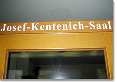 Der Vortragssaal wurde in Josef-Kentenich-Saal umbenannt