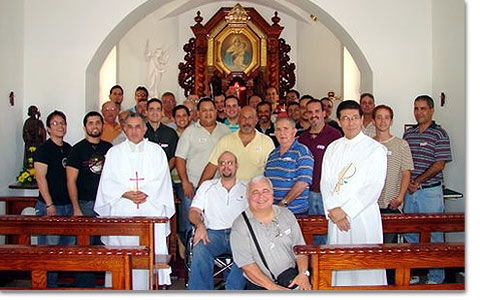 Besinnungstag fr Mnner im Heiligtum von San Juan, Puerto Rico