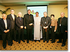 Internationale Delegation und Vatikanvertreter bei der Vorbereitungskonferenz fr den WJT 2008