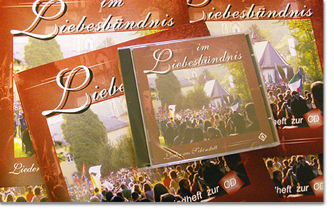 CD und Liedheft im Liebesbüendnis