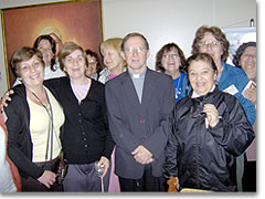 Teilnehmer mit Pater Argemiro