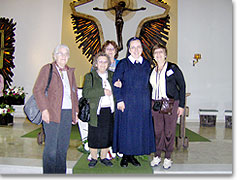 Teilnehmer mit Schwester Rosequiel