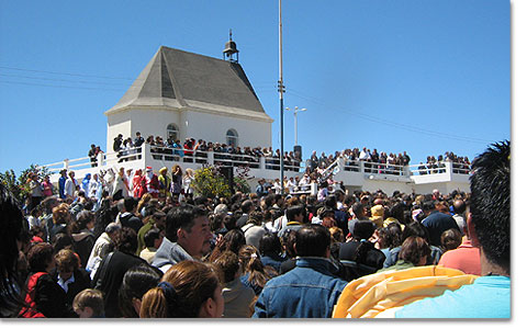 Am Fest der Immakulata, dem 8. Dezember, strömen Tausende von Menschen zum Heiligtum von Comodoro Rivadavia