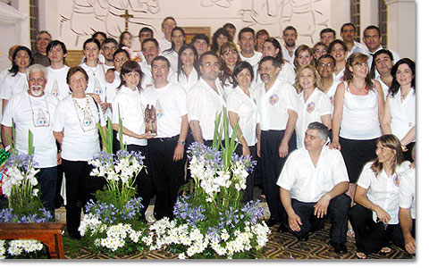“Ja zur Schönstattgruppe” von drei Gruppen der Schönstatt-Familienbewegung in Encarnación, Paraguay