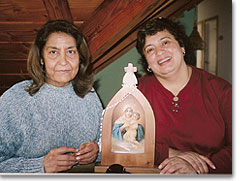 Maria Cristina Luna und Noem, neue Missionarinnen in Villa La Angostura