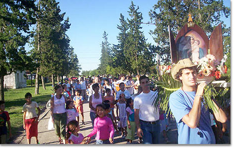 Familienmissionen in Sauce de Luna und Alcaraz (Foto von 2007)