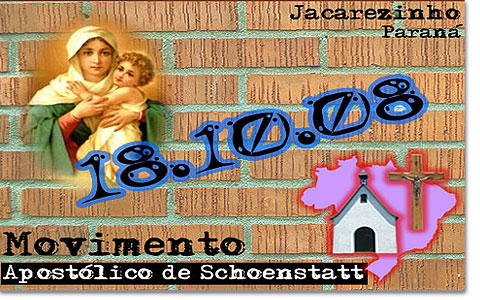 Einladung zur Einweihung des Heiligtums in Jacarezinho am 18. Oktober 