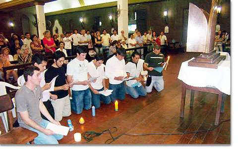 Mit dem Liebesbündnis von acht jungen Männern wurde am 6. April die SMJ von Resistencia gegründet