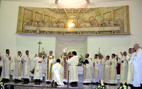 Priesterweihe von P. Afonso Wosny in Londrina, 24. Mai 2008