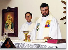 P. Mateus Bernardes, Diakon Afonso Wosny (Priesterweihe am 24. Mai)