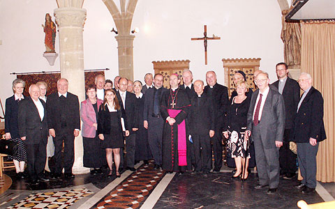 Die Träger und Zeugen des historischen Tages im Gotischen Saal