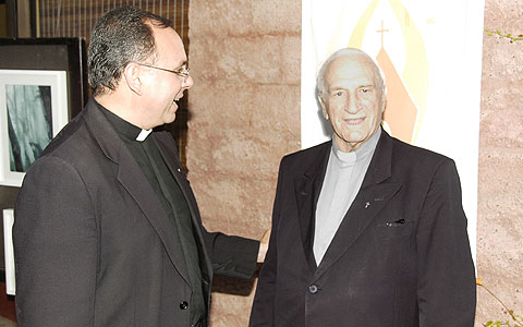P. José Luis Correa mit P. Afonso Boes