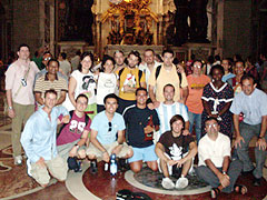 Die ganze Gruppe im Vatikan 