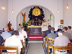 Heilige Messe im Heiligtum der Männergemeinschaften