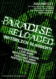 „Paradise reloaded – Natürlich glauben?!“ – das Einladungsplakat