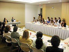Vortrag bei der Interamerikanischen Entwicklungsbank mit Teilnehmern