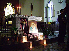 Prayer moments in the parish church