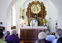 Heilige Messe im Heiligtum