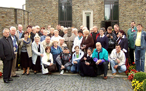 Pilger aus Bydgoszcs, Polen, in Schönstatt
