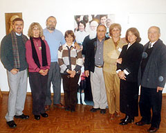 Beim Generalkapital des Familienbundes, 2005 – Carlos Nesa rechts von Pater Kentenich
