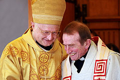 Erzbischof Zollitsch und P. Tilmann Beller