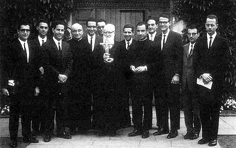 P. Ángel Strada mit seinem Kurs, Begegnung mit Pater Kentenich 1966